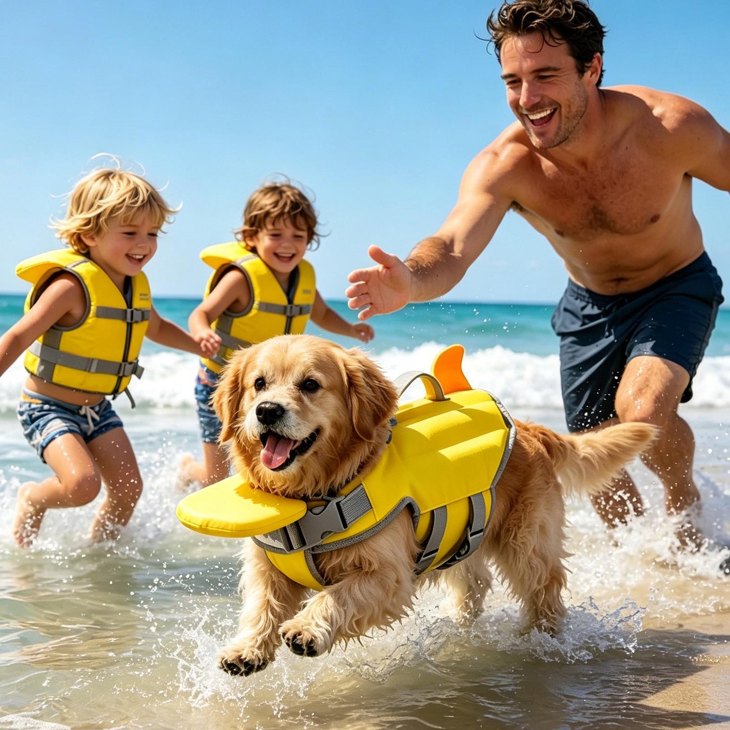 Chaleco flotante Canino